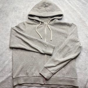 H&M Gray Zip Up Hoodie Size L